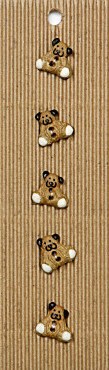 Incomp Buttons L425 Teddy Bear