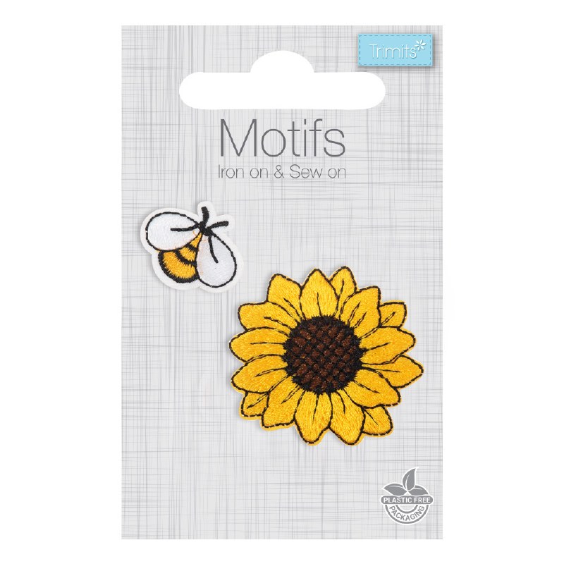 Motif - Sunflower and Bee