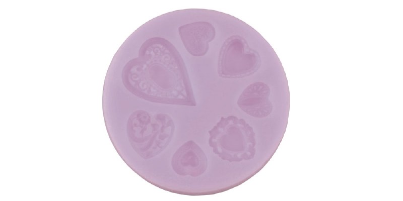 Cernit Silicone Mould - Hearts