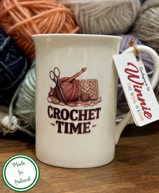 TK Mug Bone China Crochet Time