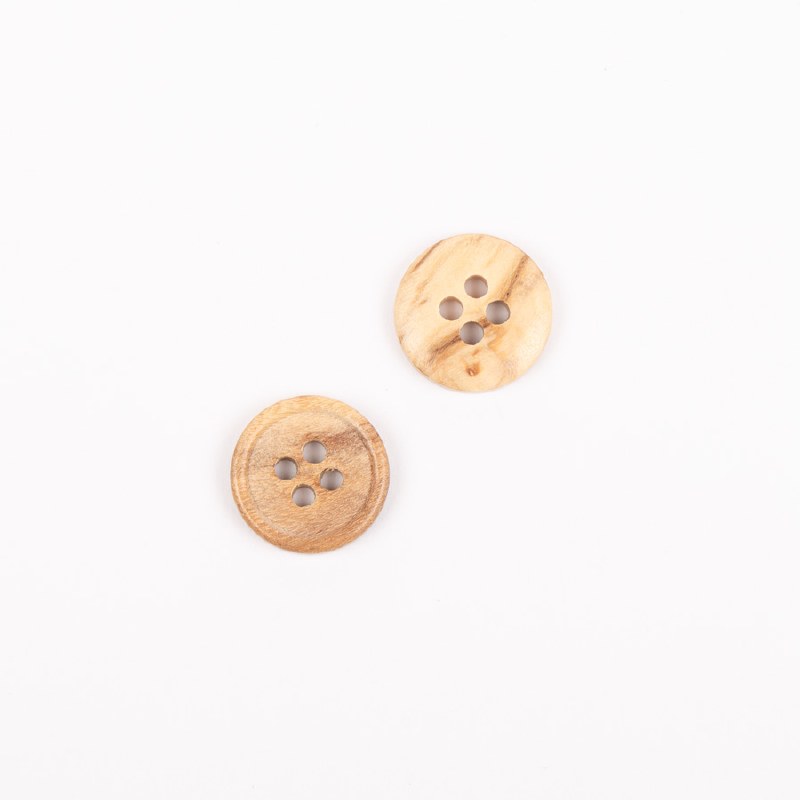 Drops Button 808 20mm Wood
