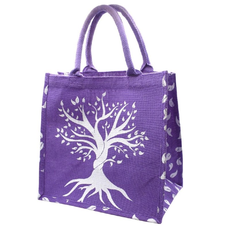 Jute Shopping Bag Tree of Life