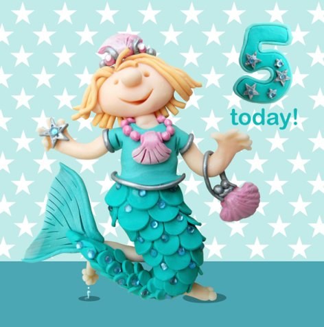 HM Happy Birthday 5 Mermaid