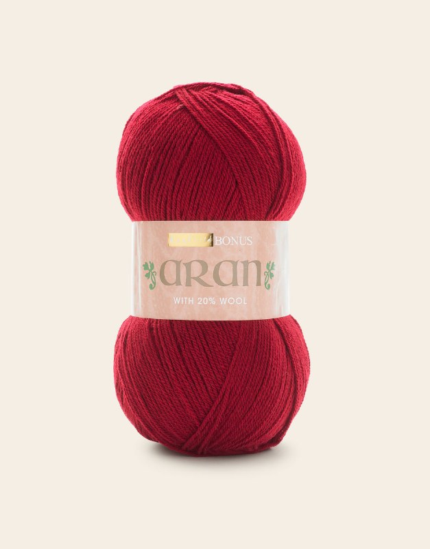 Hayfield Aran 400g 830 Red
