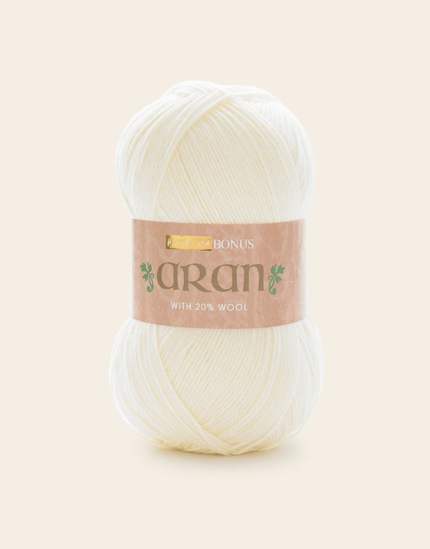 Hayfield Aran 400g 962 Ivory