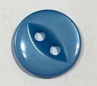 Button Round Fisheye10mmBlue