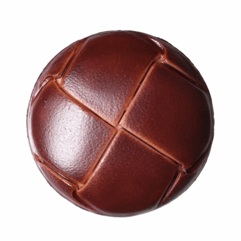 Button Football Russet 23mm