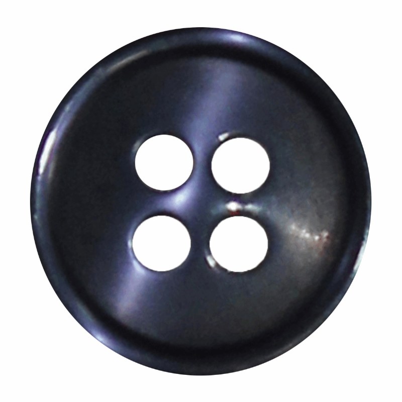 Button 4 Hole 13mm Navy