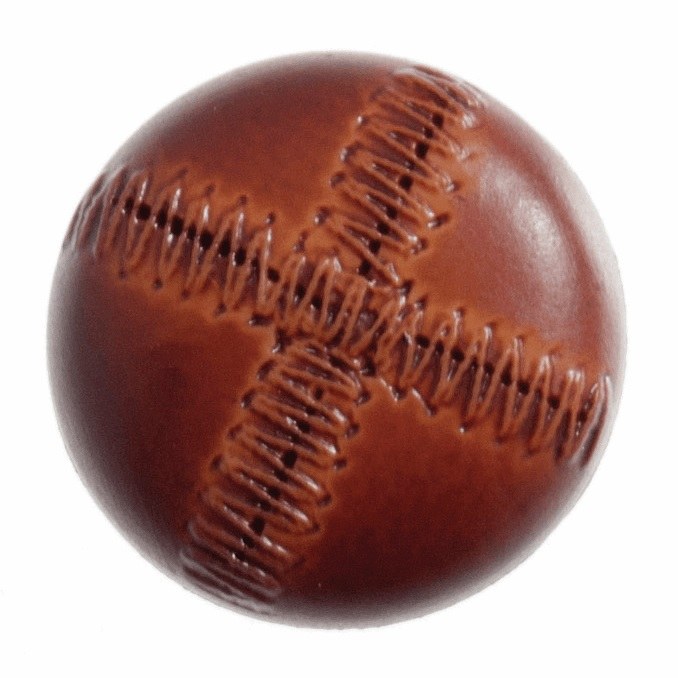 Button Football 20mm Tan