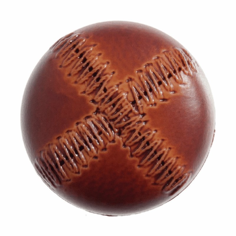 Button Football Tan 28mm