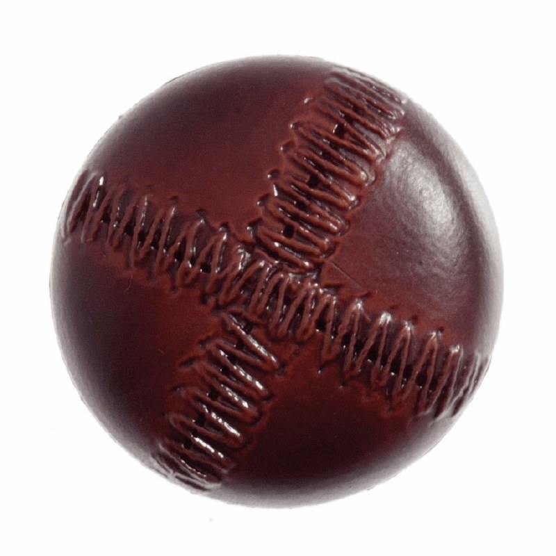 Button Football Brown 28mm