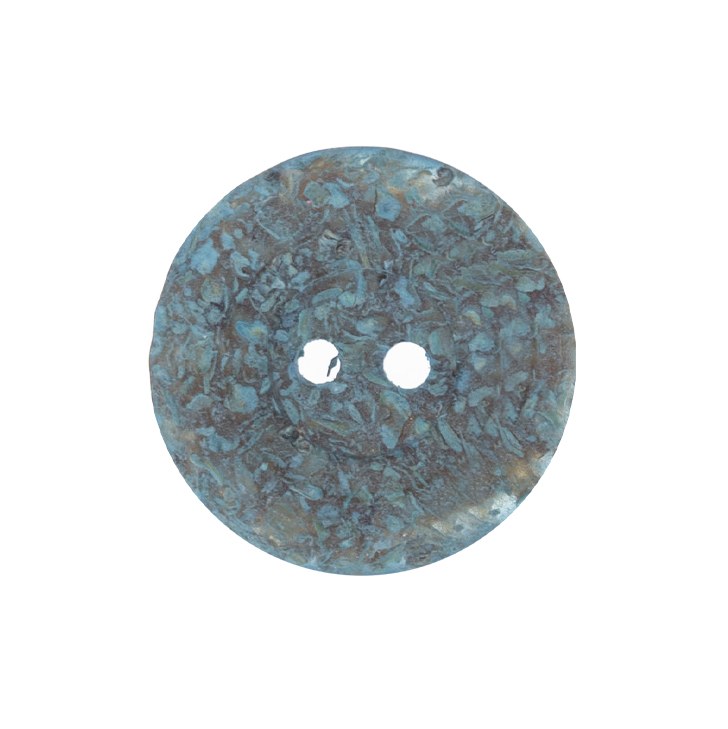 Button - Husk 15mm Bright Blue