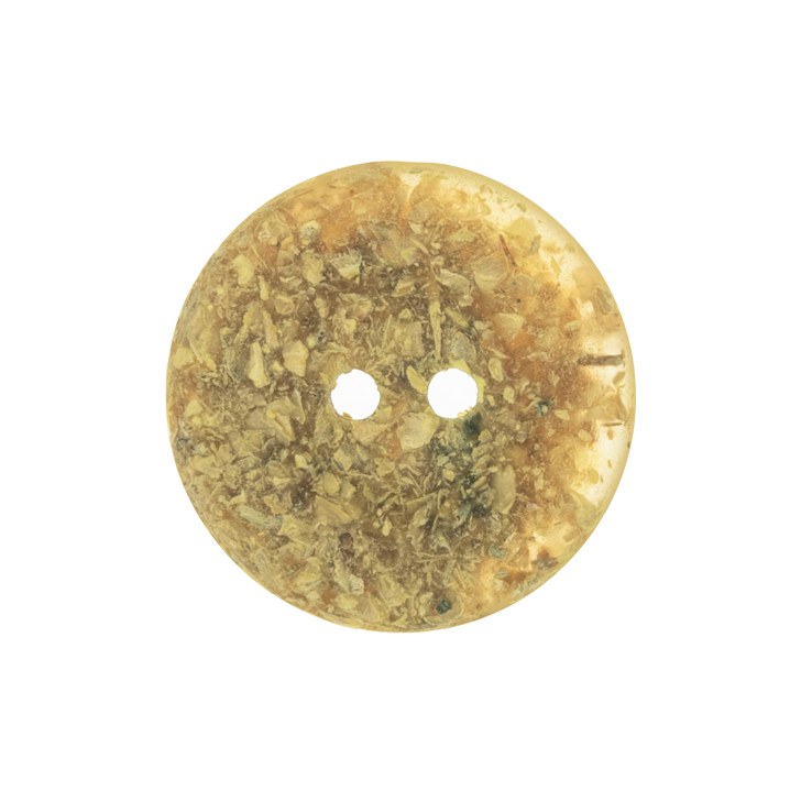 Button - Husk 15mm Bright Gree