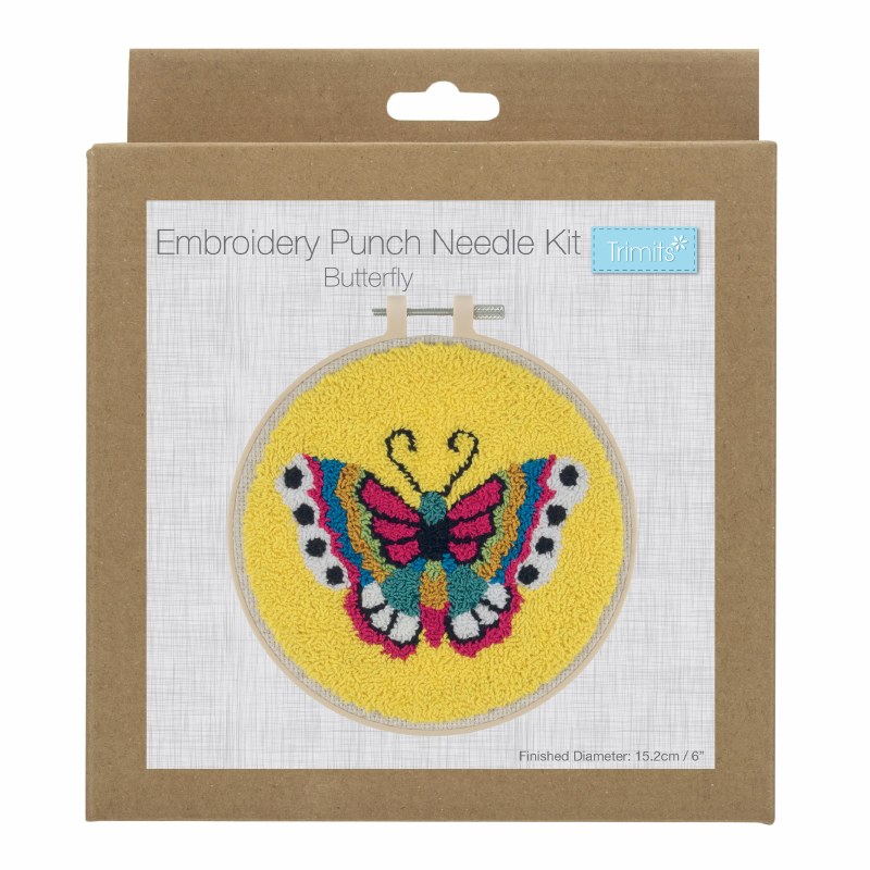 Punch Needle Kit Butterfly