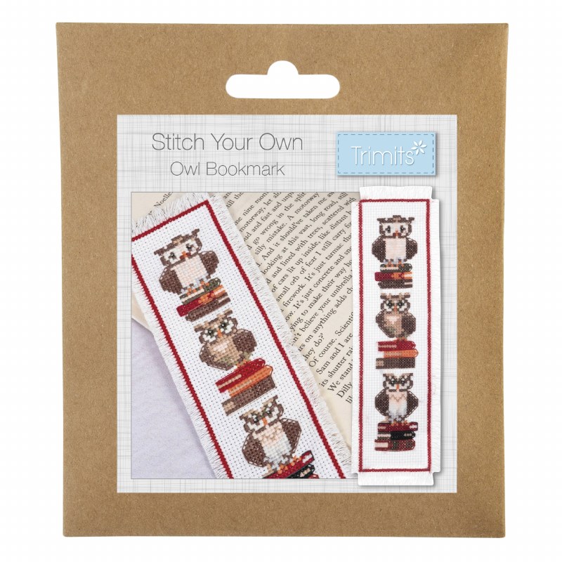 Cross Stitch Kit - Owl Bookmar