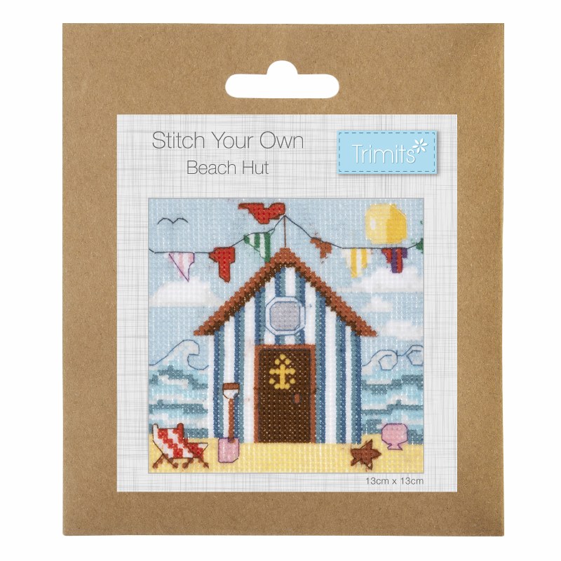 Cross Stitch Kit Beach Hut