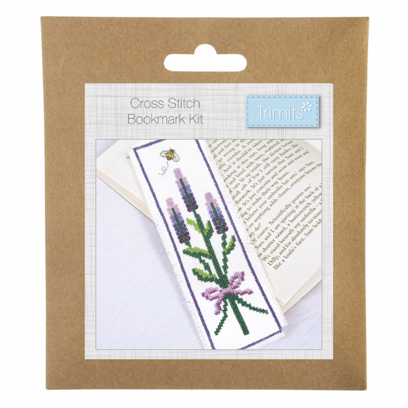 Cross Stitch Kit Bookmark Lave