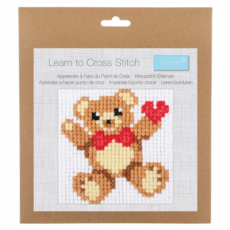 Cross Stitch Kit Teddy Bear