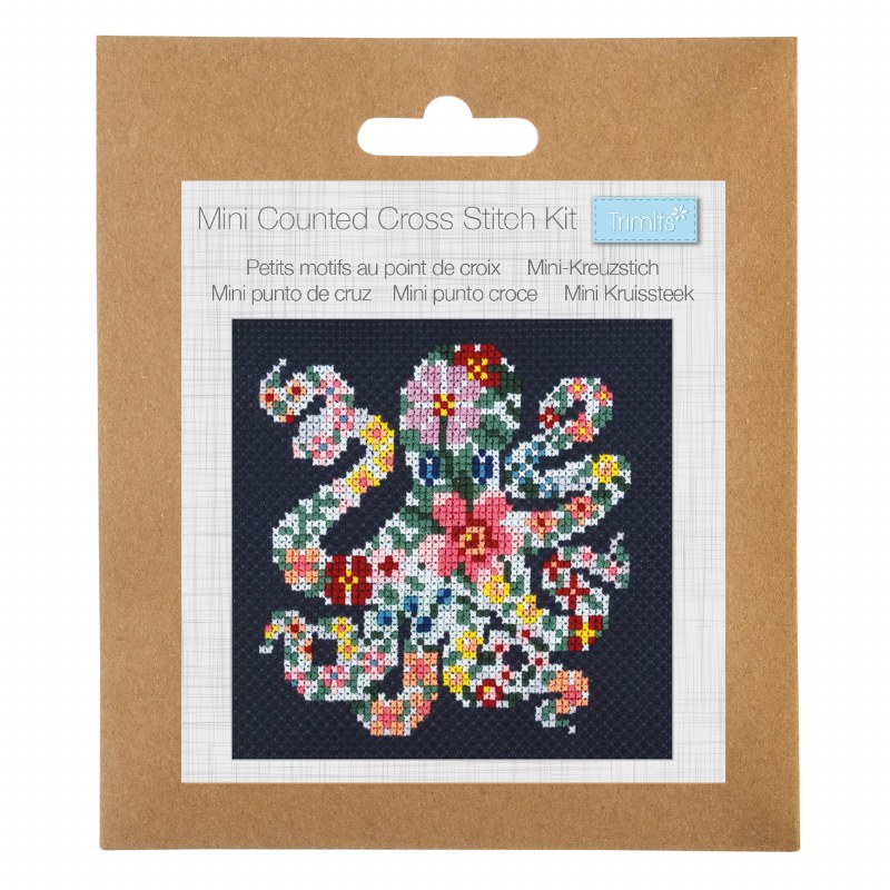 Cross Stitch Kit Octopus