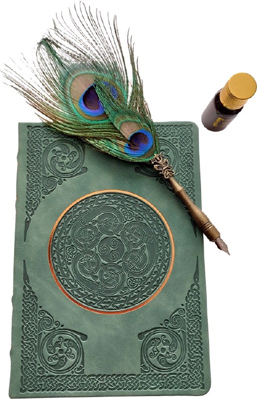 Notebook Small Spiral Green