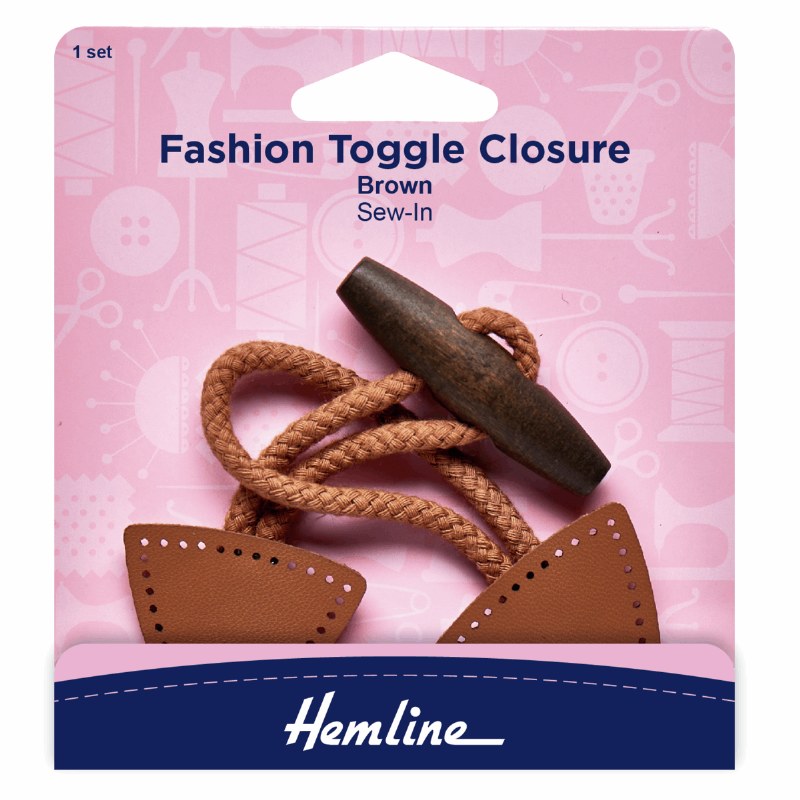 Toggle Closure - Brown