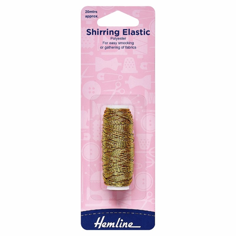 Elastic Thread - Shirring gold
