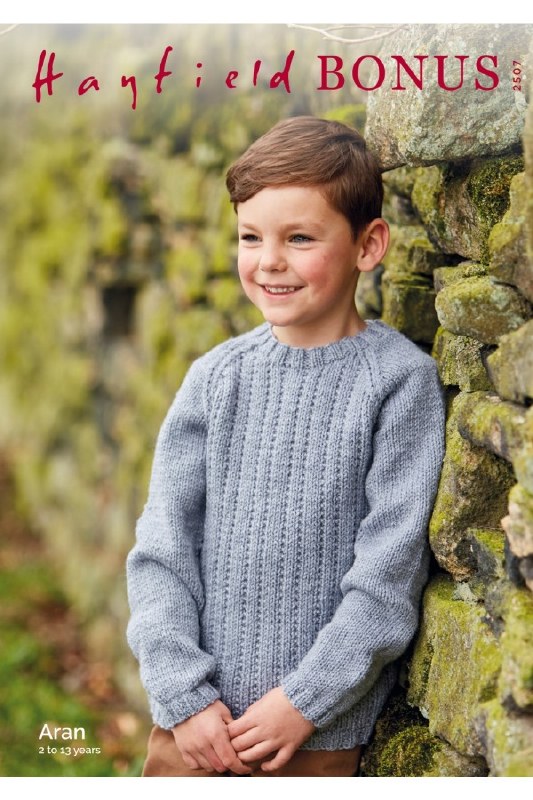 Hayfield 2507 Sweater in Aran