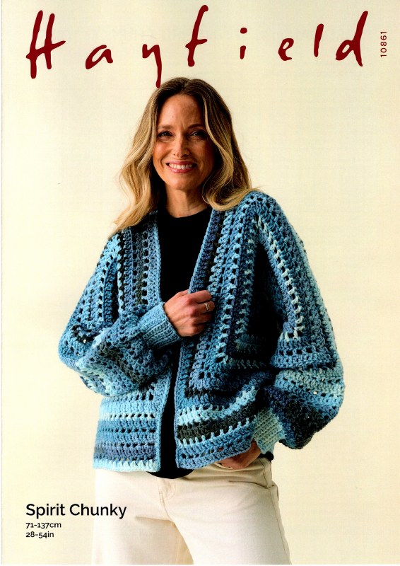 Hayfield 10861 Cardigan Chunky