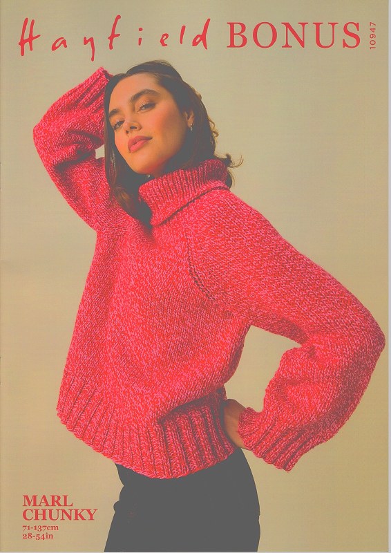 Hayfield 10947 Sweater Chunky