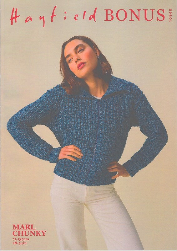 Hayfield 10949 Cardigan Chunky