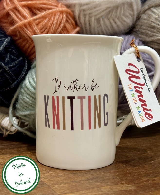 TK Mug Bone China Knitting