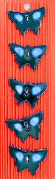 Incomp Buttons L018 Btfly Blue