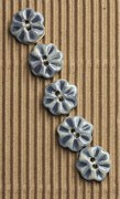 Incomp Buttons L552 Blu Flower