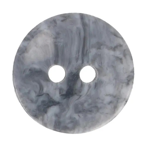 Buttons 15mm Varieg. Black
