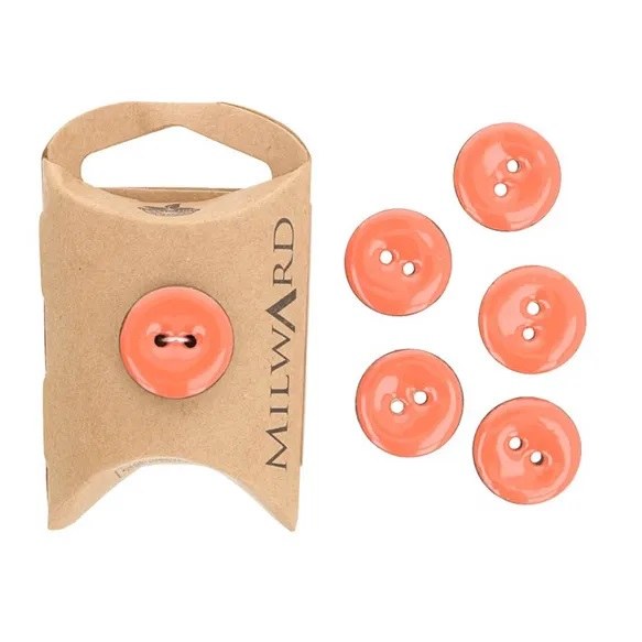 Buttons 18mm 6-pack Pink
