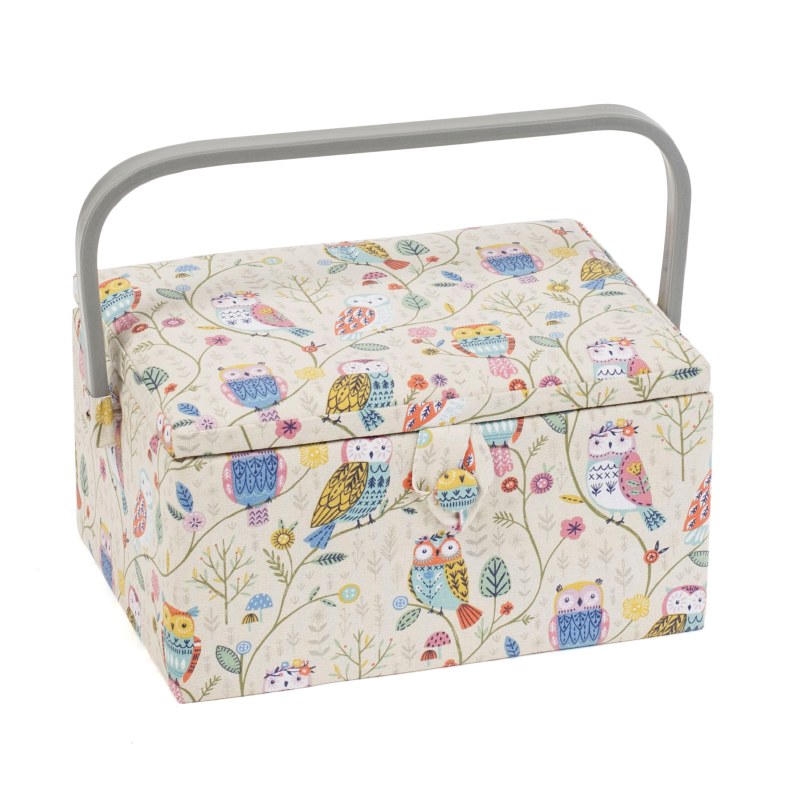Sewing Basket Medium Twit Twoo