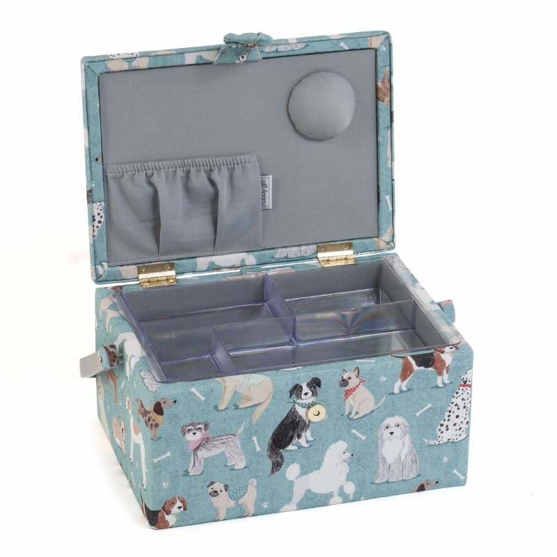 Sewing Basket Medium Dogs