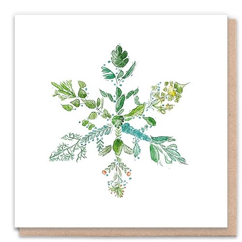 1 Tree Green Snowflake