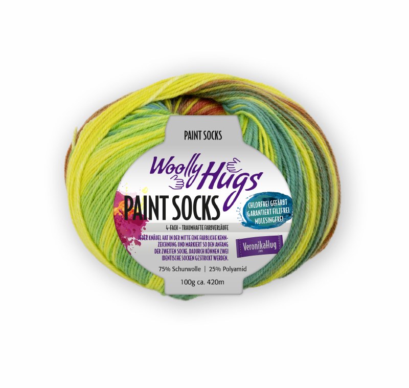 Woolly Hugs Paint Socks 211