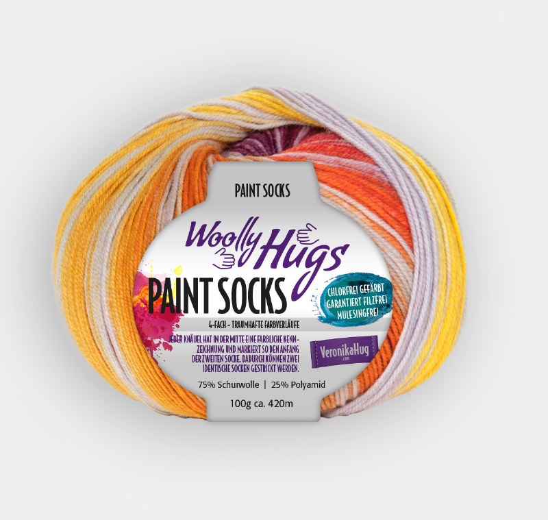 Woolly Hugs Paint Socks 200