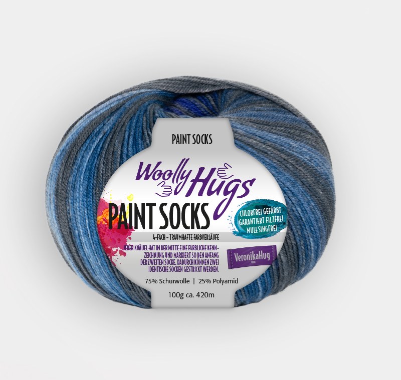 Woolly Hugs Paint Socks 205