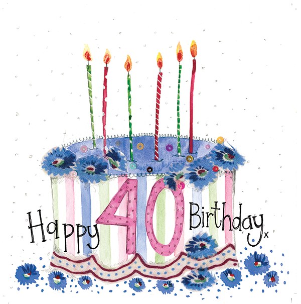 Alex Clark Birthday 40 Cake