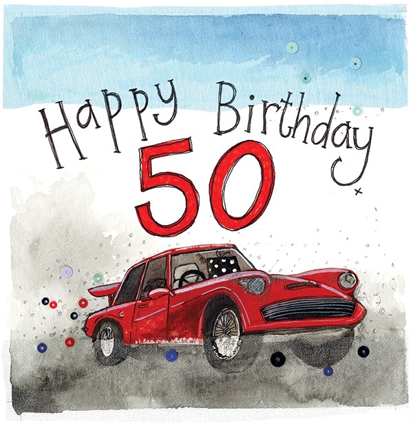 Alex Clark Birthday 50 Car