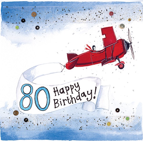 Alex Clark Birthday 80 Plane