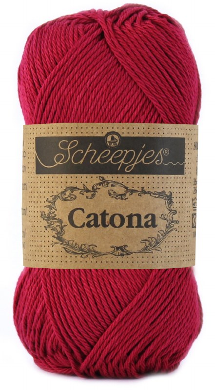 Scheepjes Catona 50g 517 Ruby