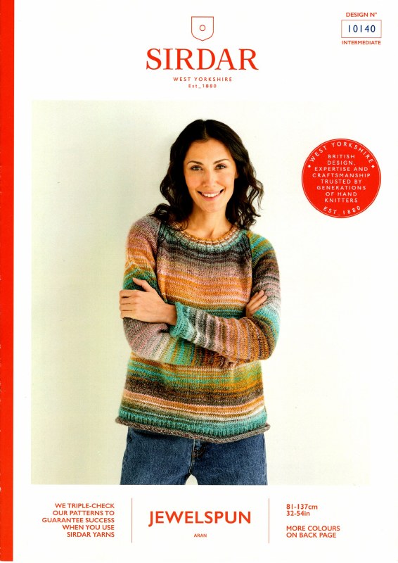 Sirdar 10140 Sweater in Aran