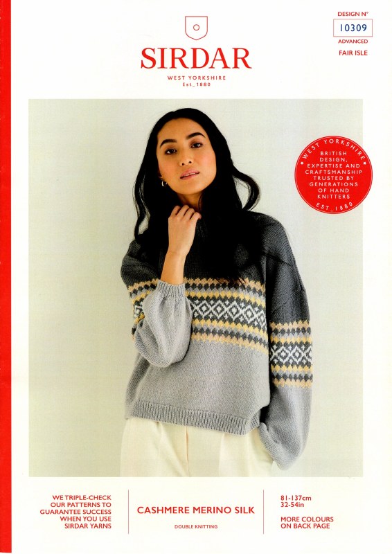 Sirdar 10309 Fairisle Sweater