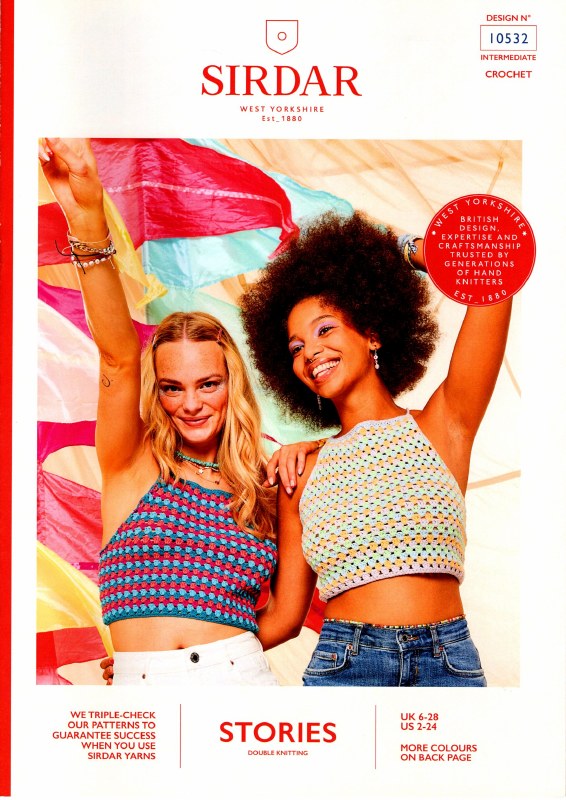 Sirdar 10532 Crochet Top dk