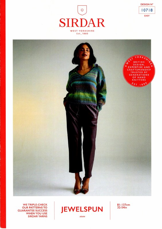 Sirdar 10718 Sweater in Aran