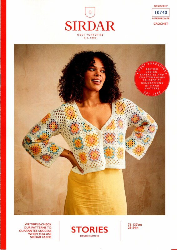 Sirdar 10740 Cardigan in dk